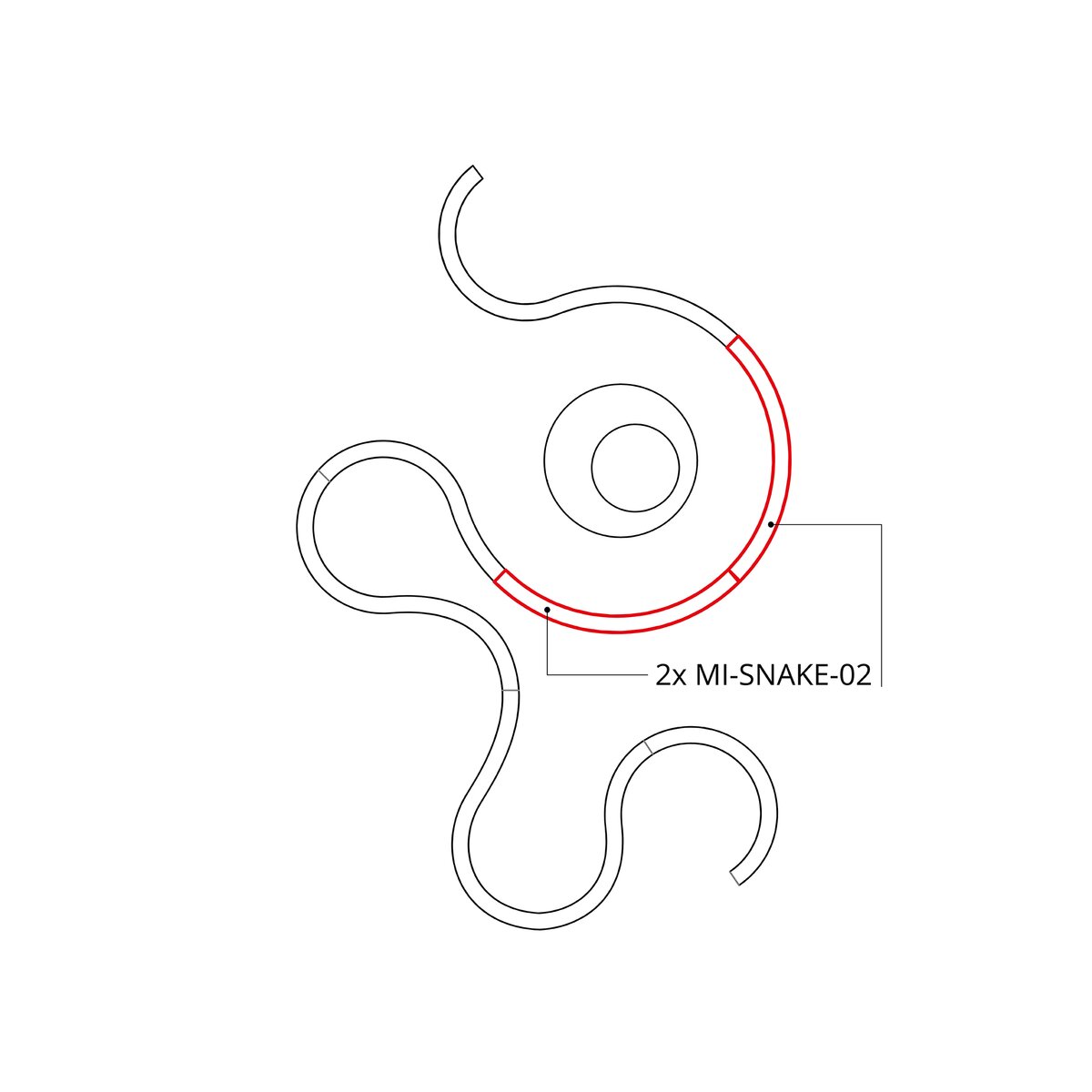 Leuchte MI-SNAKE-02