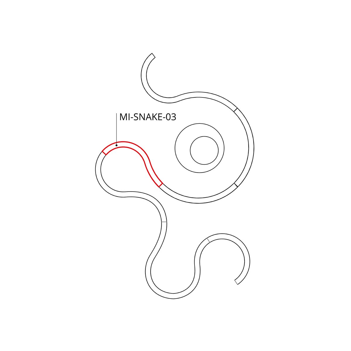 Leuchte MI-SNAKE-03