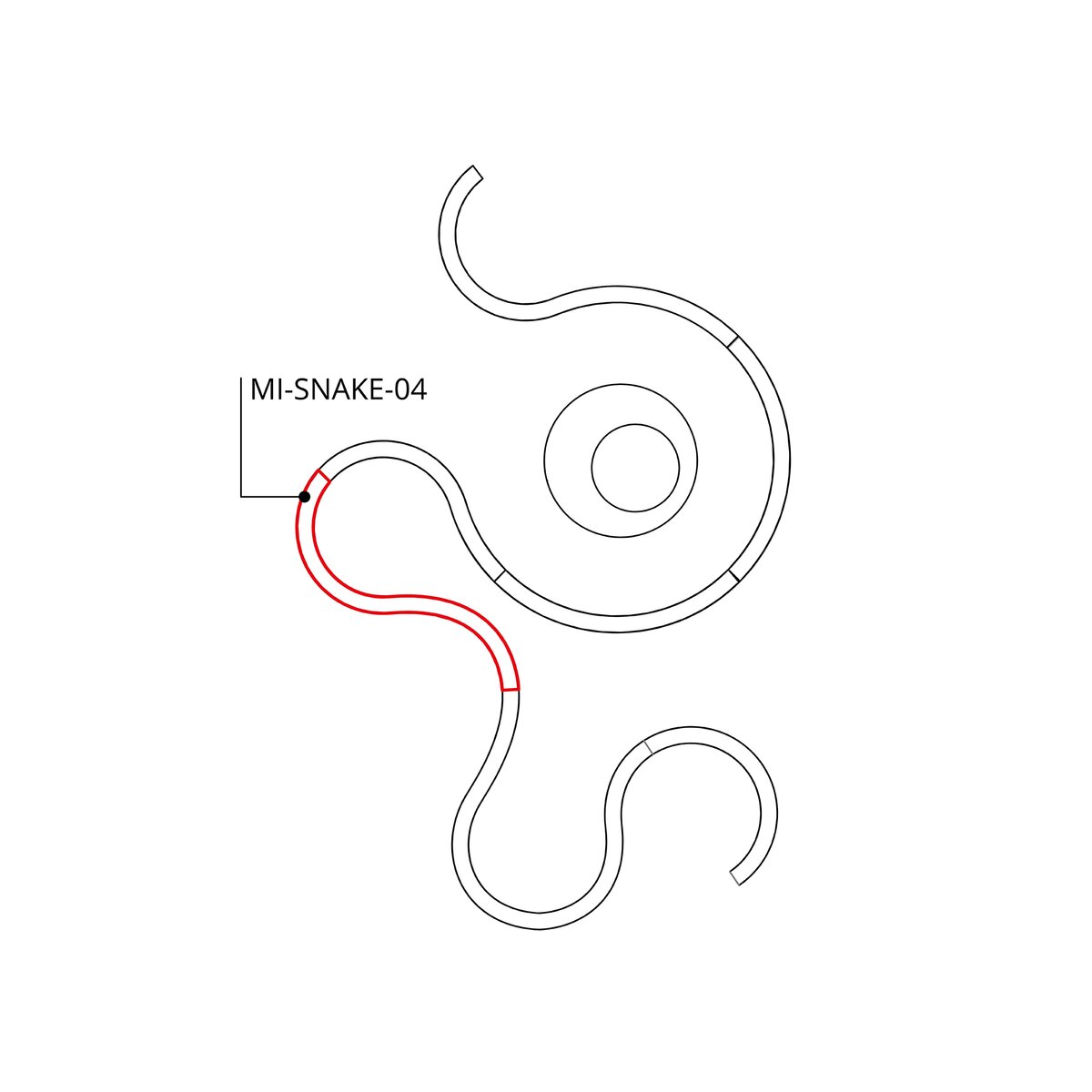 Leuchte MI-SNAKE-04