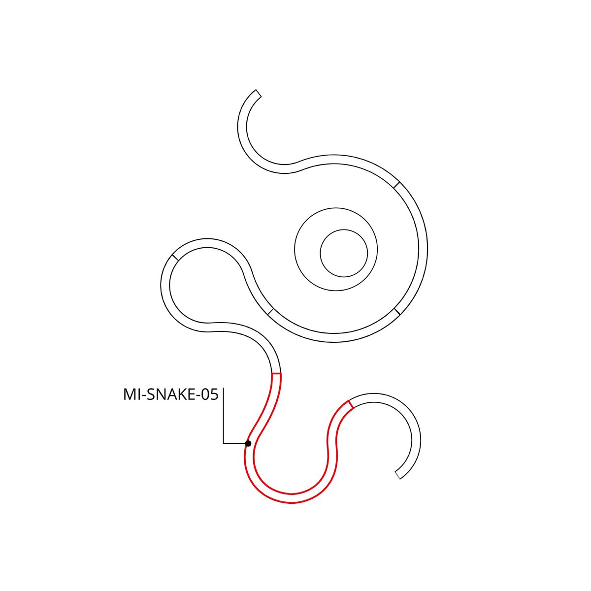 Leuchte MI-SNAKE-05