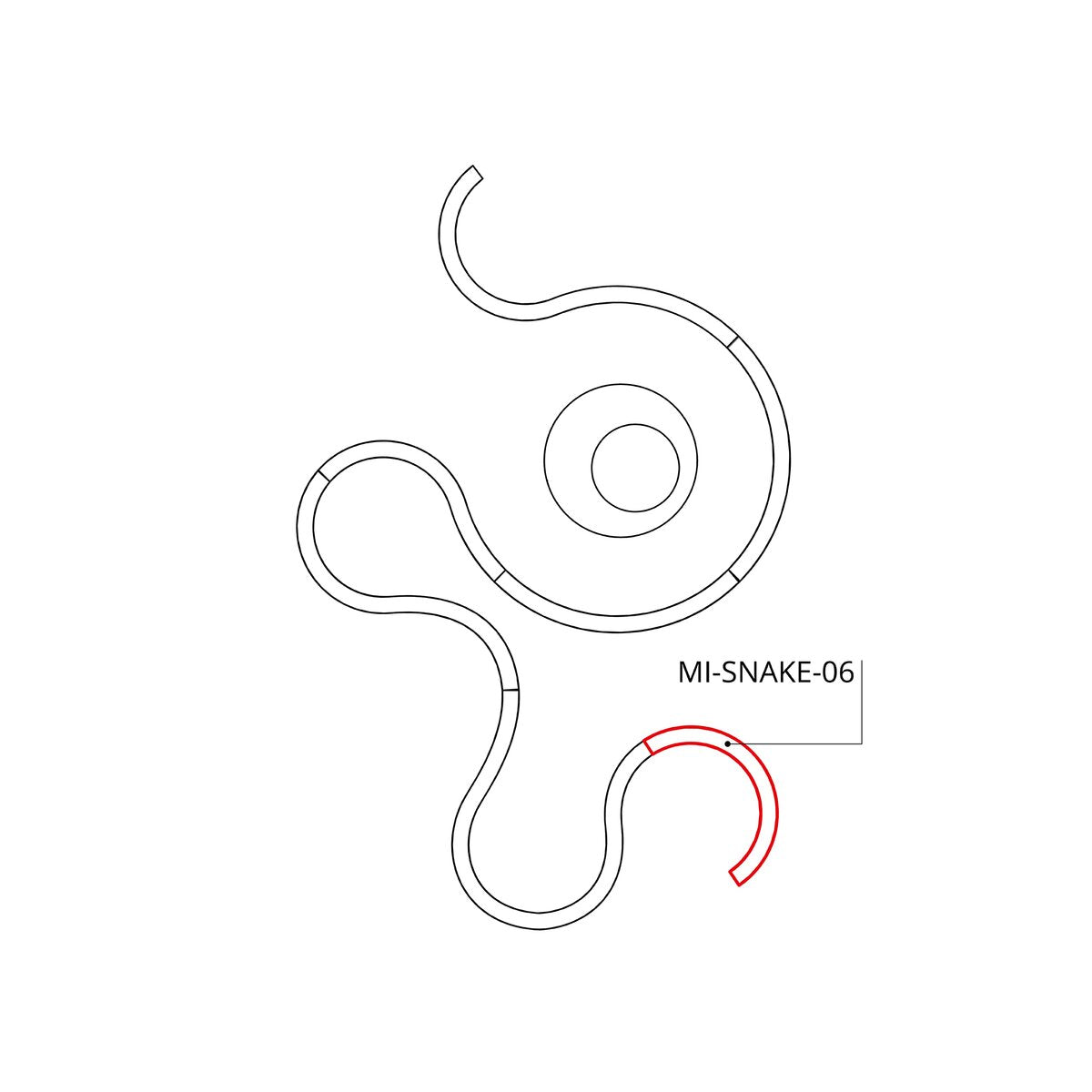 Leuchte MI-SNAKE-06