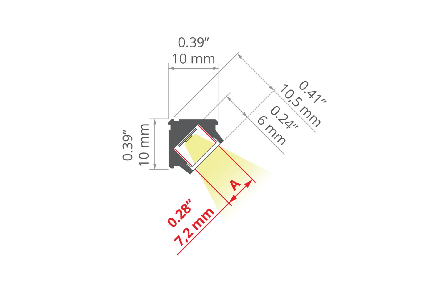 PIKO-45 Profil 2 Meter