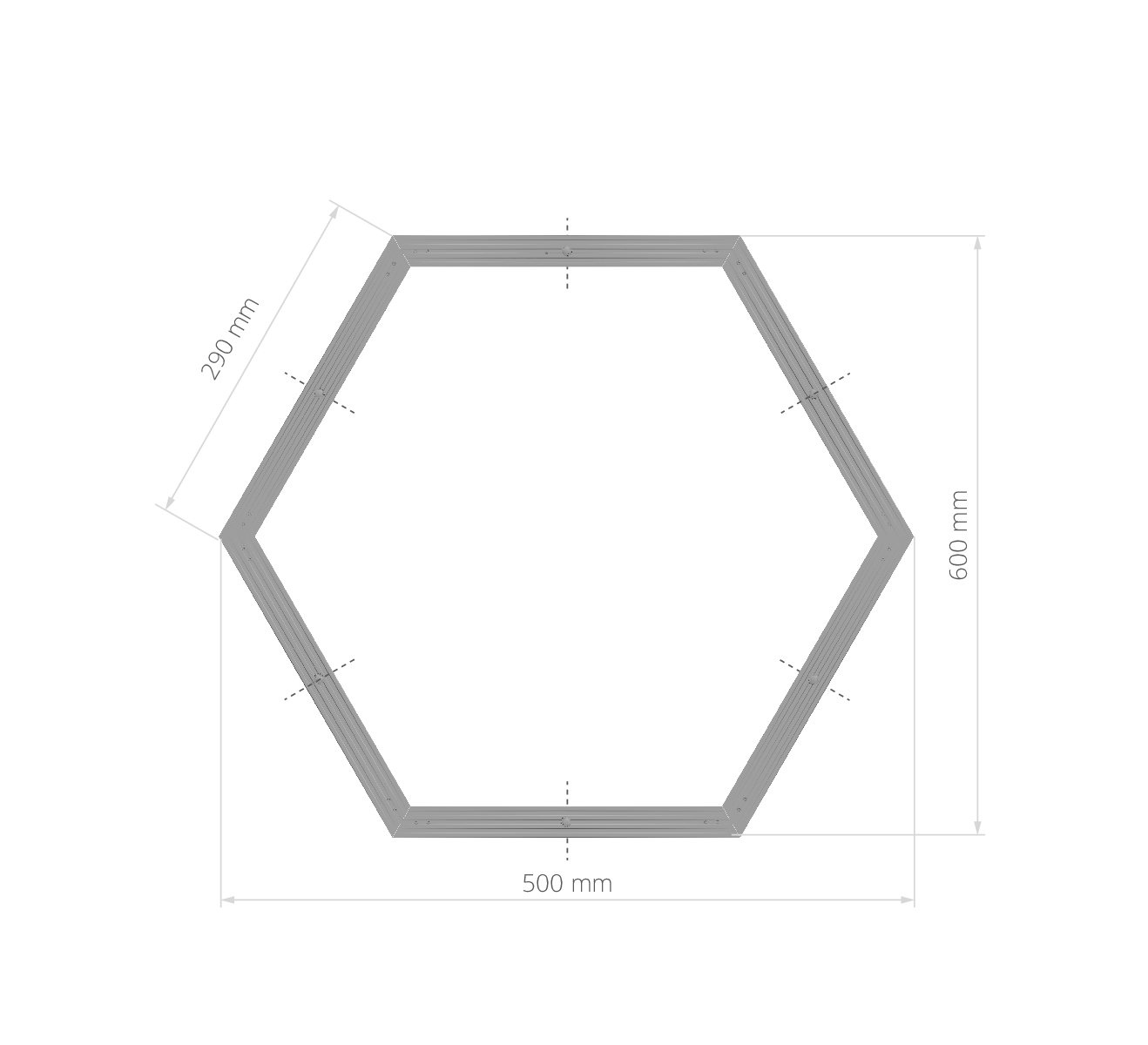 Leuchte HEXA-H-1